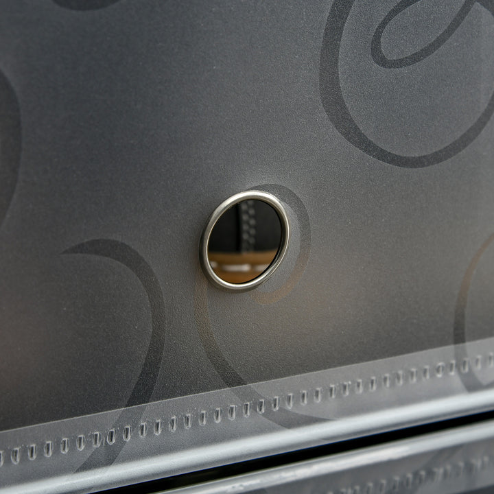 Modulært reolsystem til 6 par sko, 49 cm x 36,5 cm x 108 cm, sort