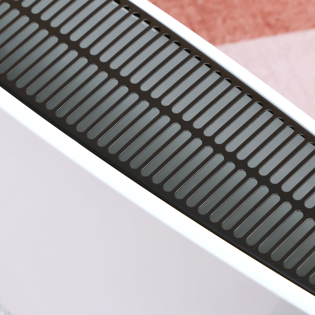 Elvarmer 2000w varmeblæser med 3 varmeindstillinger radiator med led-display, 24-timers timer justerbar temperatur til 18 m²