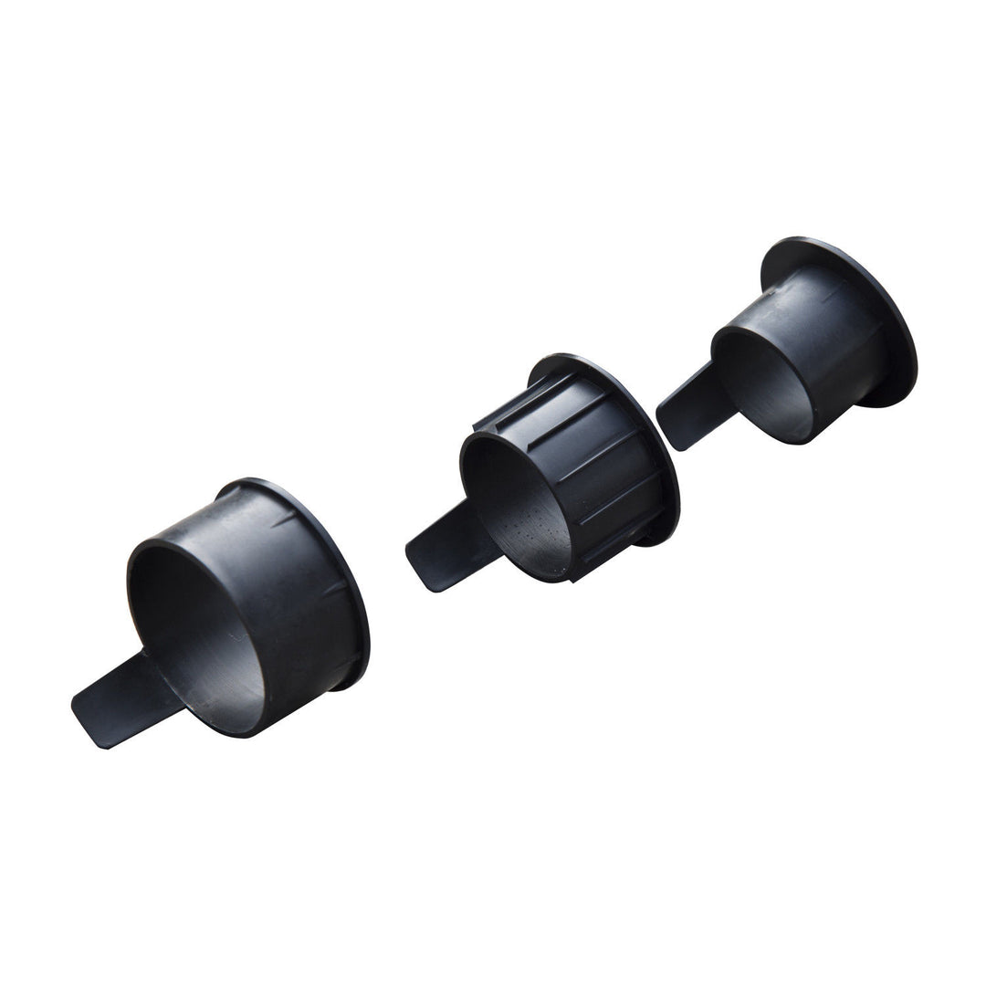 Paraplystativ, parasolstativ, 3 adaptere, justerbar, cement, 25 kg, sort