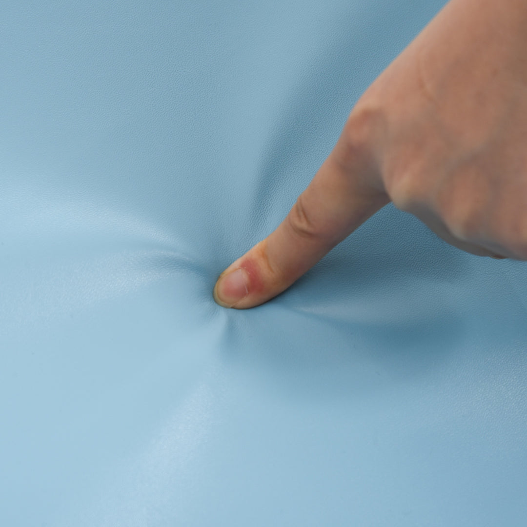 Byggeklodssæt med 4 skumbyggeklodser, nem rengøring, bløde fyldskumklodser til 1-3 år gamle børn, epe lysegrå + blå + grøn, 150 x 50 x 39 cm