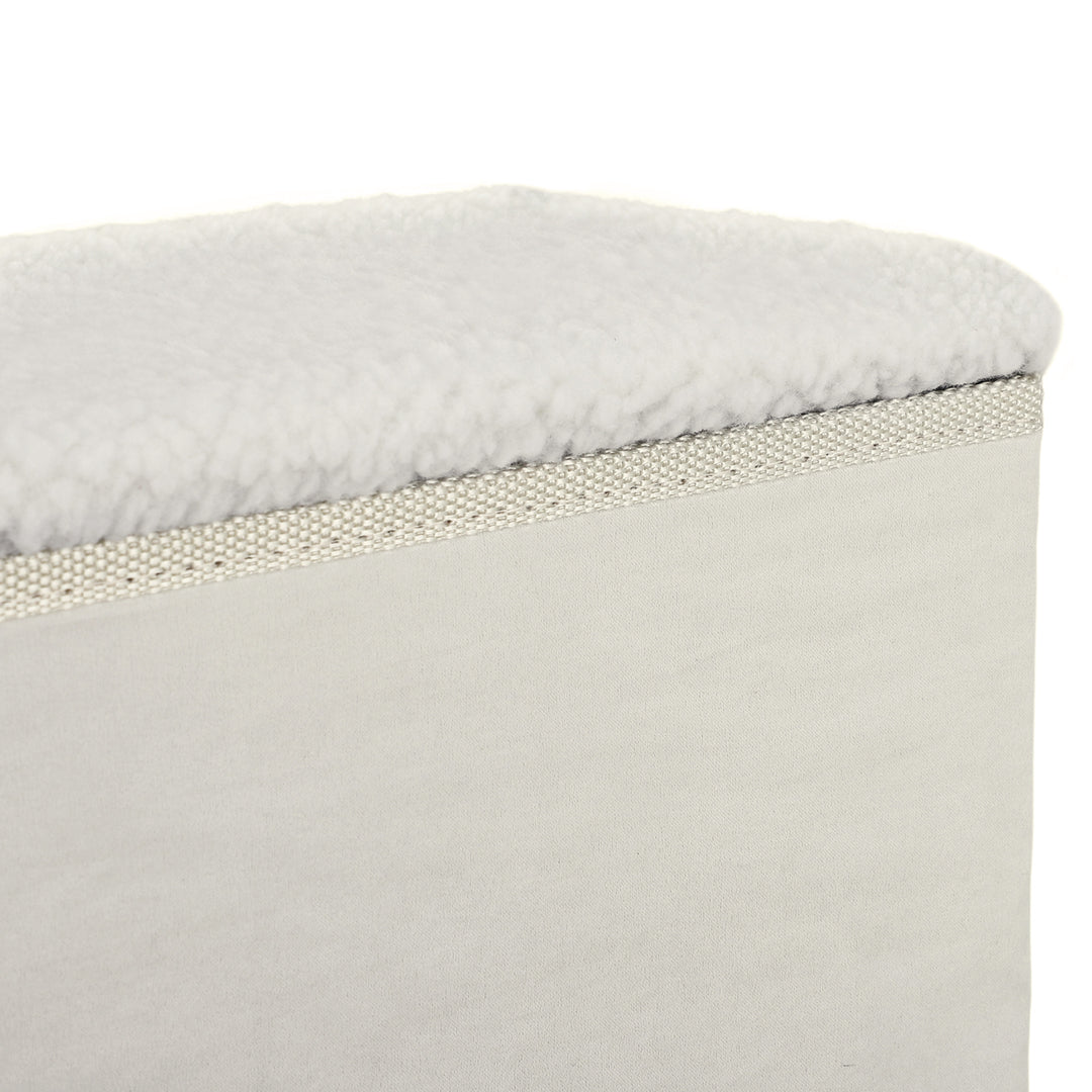 Kæledyrstrappe / kattetrappe / hundetrappe, sammenklappelig 3-trins, med opbevaringsplads, mdf, hvid 40 x 54 x 48 cm