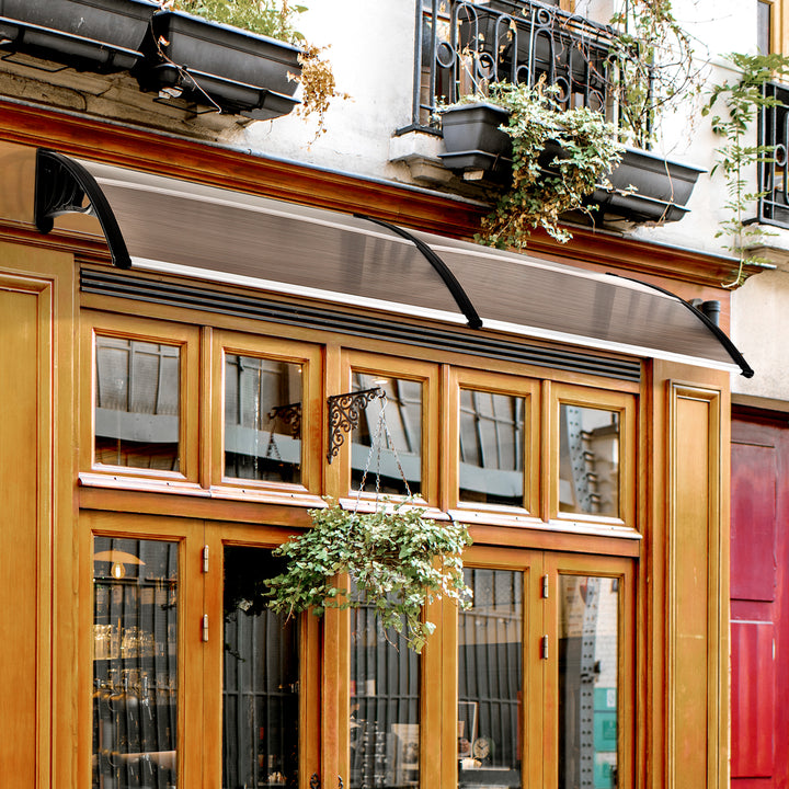 Overdækning. 75 x 195 x 23 cm, uv-bestandig, vandafvisende, brun