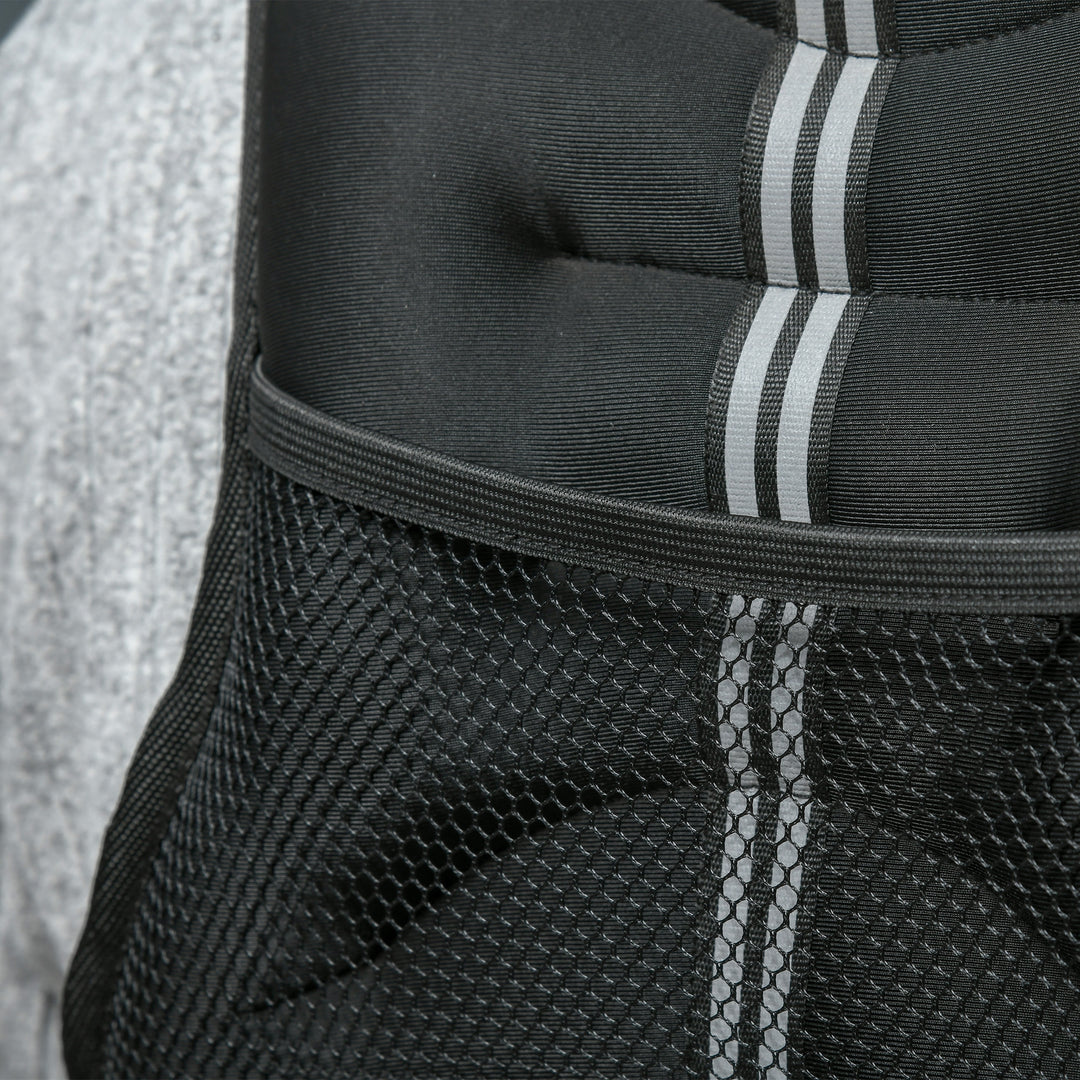 Vægtvest 5 kg / 8 kg / 10 kg justerbar træningsvest med aftagelige vægte løbevest kvinder mænd til muskelopbygning styrketræning, løb, fitness, crosstræning