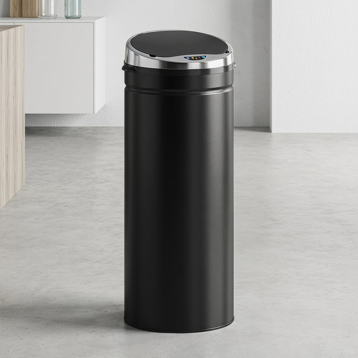 50L sensor skraldespand, automatisk affaldsbeholder, køkkenspand i rustfrit stål med infrarød sensor, til køkken, spisestue