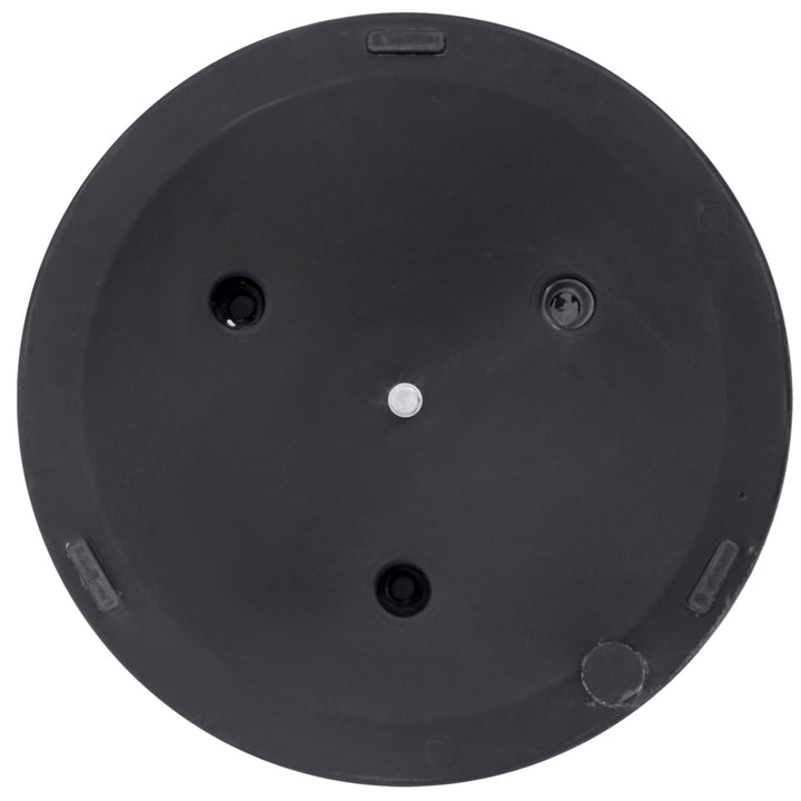 Parasolfod 14 kg, rund parasolfod, parasolvægt til parasoller med en rørdiameter på 35-48 mm, til altan, terrasse, have, sort