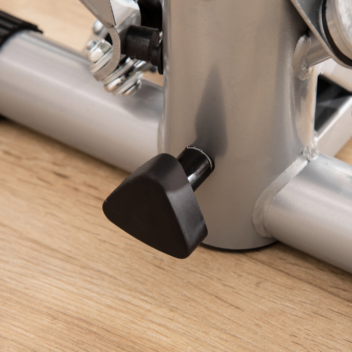 Stepper motionscykel til hjemmet med lcd-skærm justerbar hastighed metal abs 55 x 53 x 118-128 cm