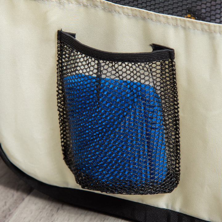 Hvalpegård fritgående indhegning dyrekravlegård kravlegård hvalpehegn hvalpelegegård hunde kravlegård 600d oxford ø120 x h58 cm