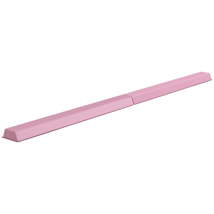 Balancebom 2,4 m, foldbar, skridsikker bund, til 3+ år, op til 80 kg, pink