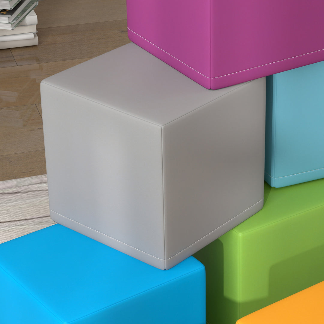 Klatre- og kravlelegetøj til børn, blødt epe-skum, 20 x 20 x 20 cm, flerfarvet, 1-3 år