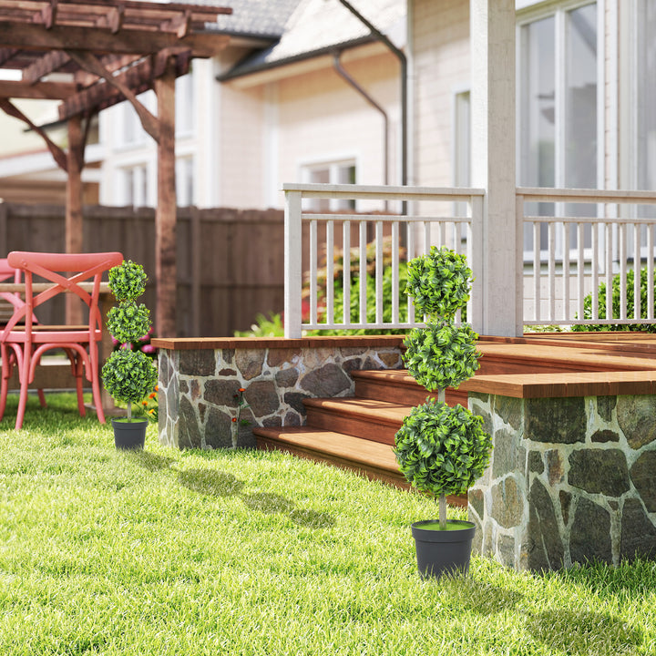 Kunstige planter i potte, plastblade, flocket jord, grøn