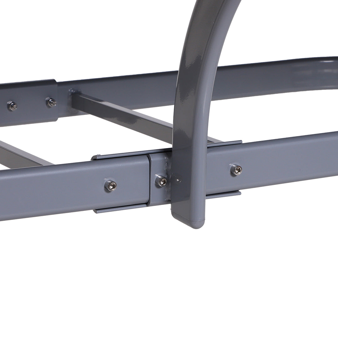 Siddegruppe til 6 personer havemøbler i aluminium