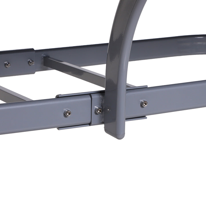 Siddegruppe til 6 personer havemøbler i aluminium