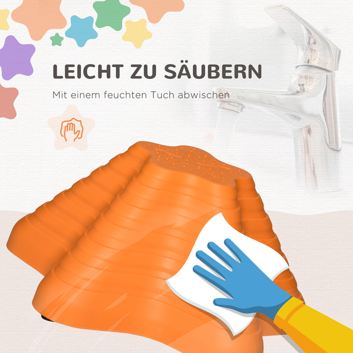 Balance stones, trappesten, 11 stykker, stabelbare, skridsikre, robuste, til indendørs og udendørs brug, belastningsevne op til 80 kg