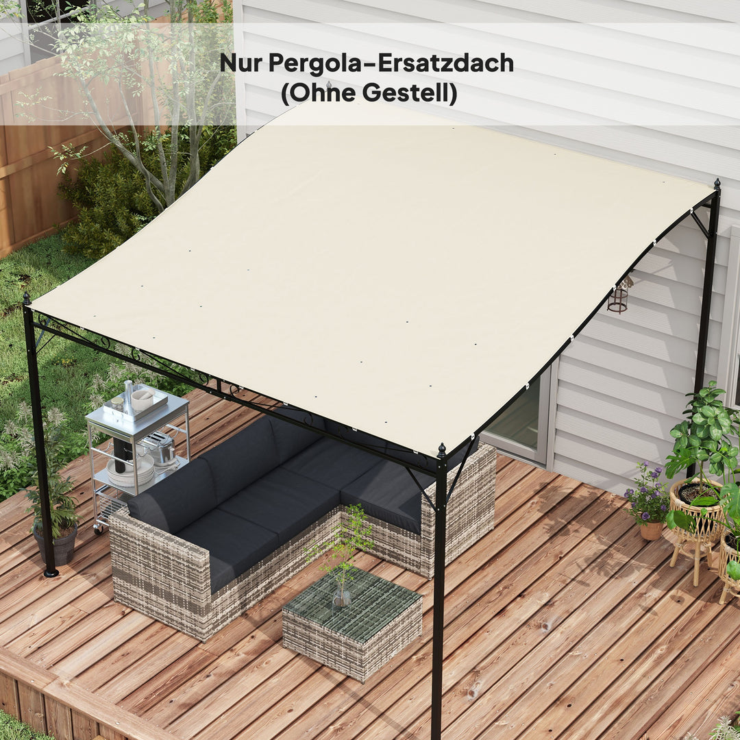 Markiseudskiftningstag, vejrbestandigt, 297 cm x 243 cm, beige