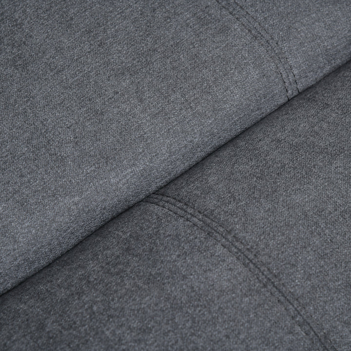 Lænestol inklusiv fjernbetjening, udtrækkelig fodstøtte, 71 x 94 x 104 cm, grå