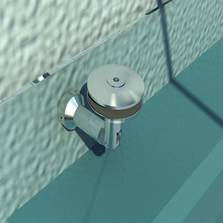 Baldakin dørbaldakin, hærdet glas, 304 rustfrit stål klar glas 150 x 90 cm