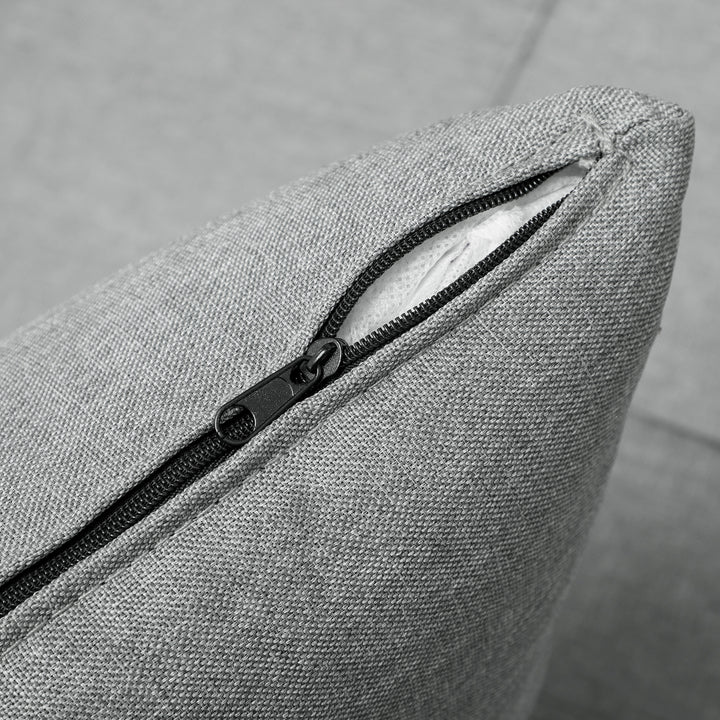 3-I-1 klapstol med sidelomme, gæsteseng med pude, justerbar ryglæn, sengestol med hjul, lysegrå