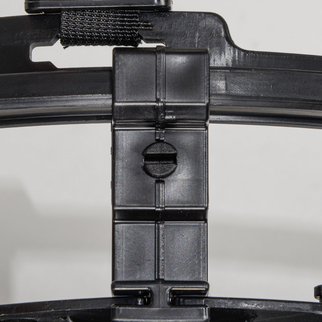 Basketball-rebounder, højdejusterbar, 360° drejelig, plastik, 35,6l x 35,6b x 75,5h cm, sort