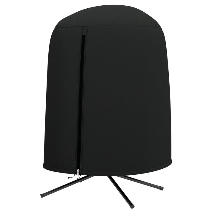 Beskyttelsesbetræk til hængestole, vandtæt, støvtæt, polyester, Ø128 x 190 cm, sort
