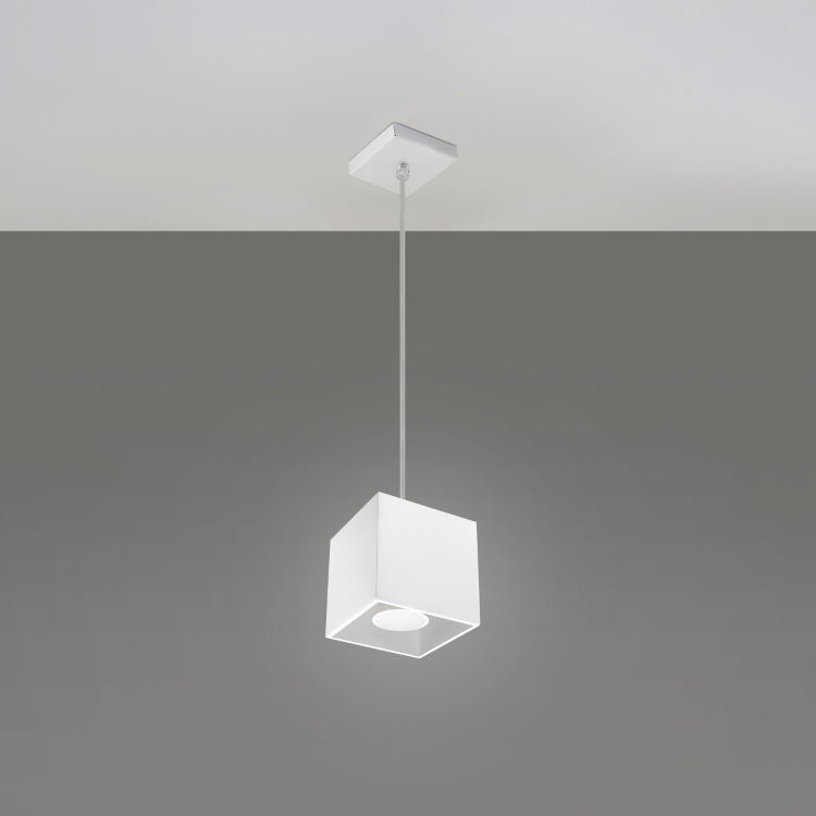 Vedhæng lampe QUAD 1 hvid