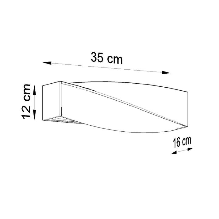 Væglampe keramisk SIGMA MINI