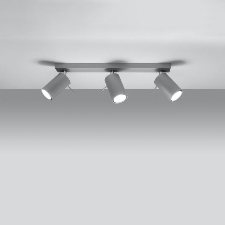 Loftslampe RING 3 grå