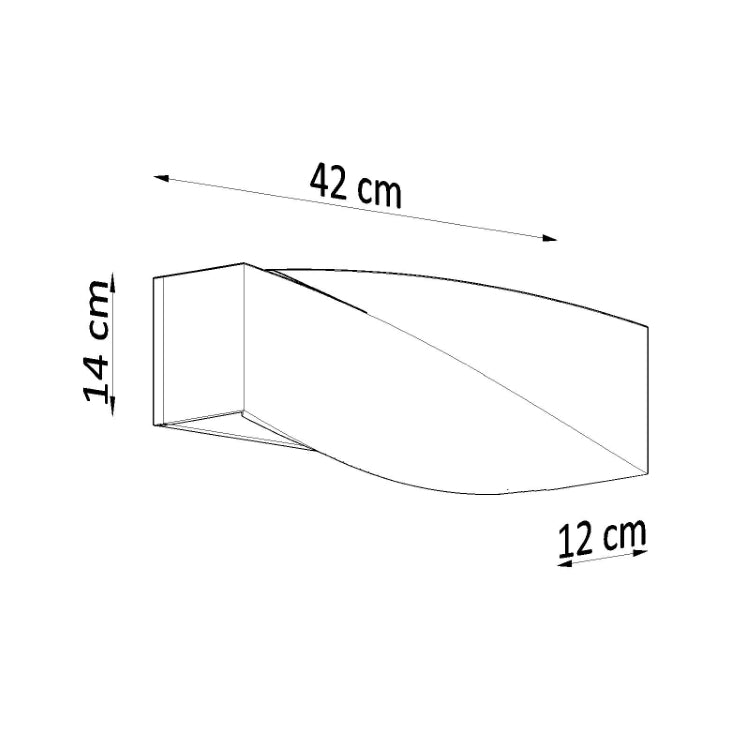 Væglampe SIGMA beton