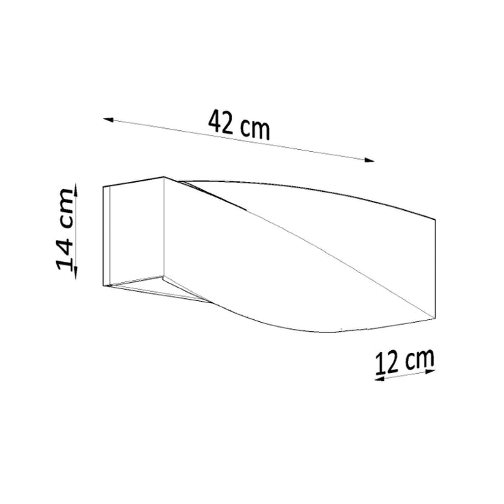 Væglampe SIGMA beton