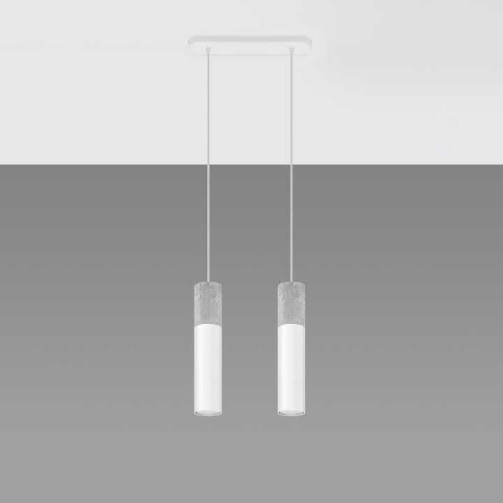 2 stk. loftlamper BORGIO, hvid