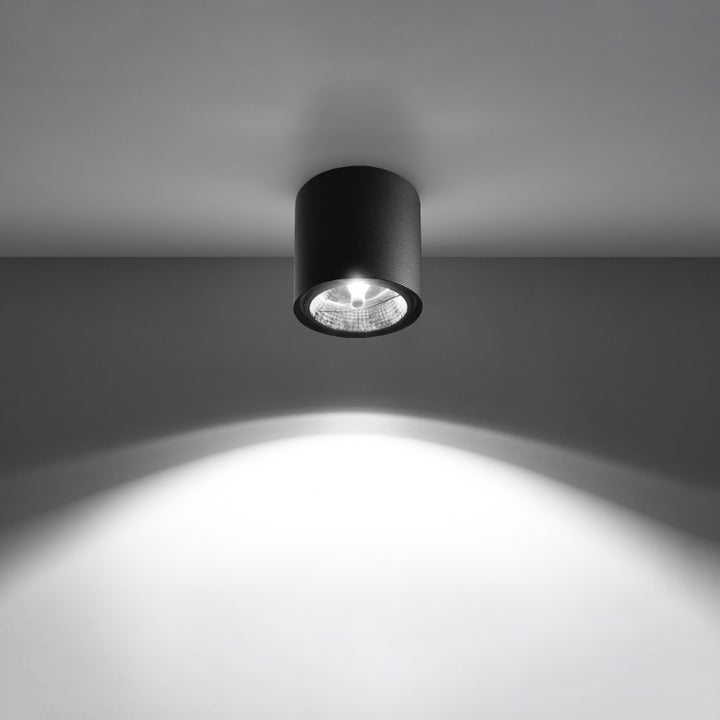 Loftslampe TIUBE sort