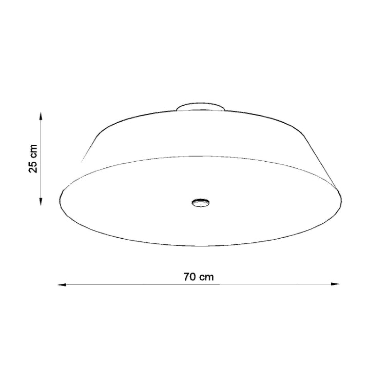 Loftslampe VEGA 70 hvid