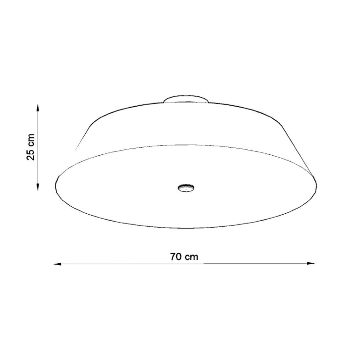 Loftslampe VEGA 70 hvid