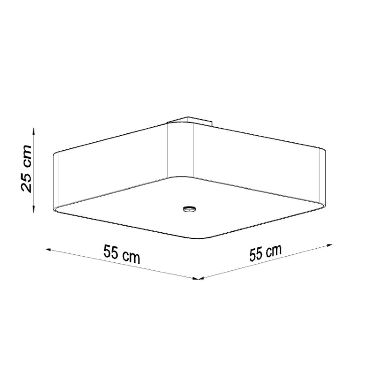 Loftslampe LOKKO 55 hvid