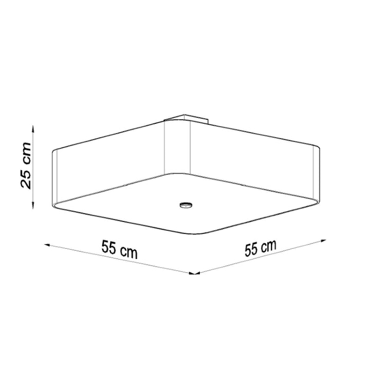 Loftslampe LOKKO 55 hvid