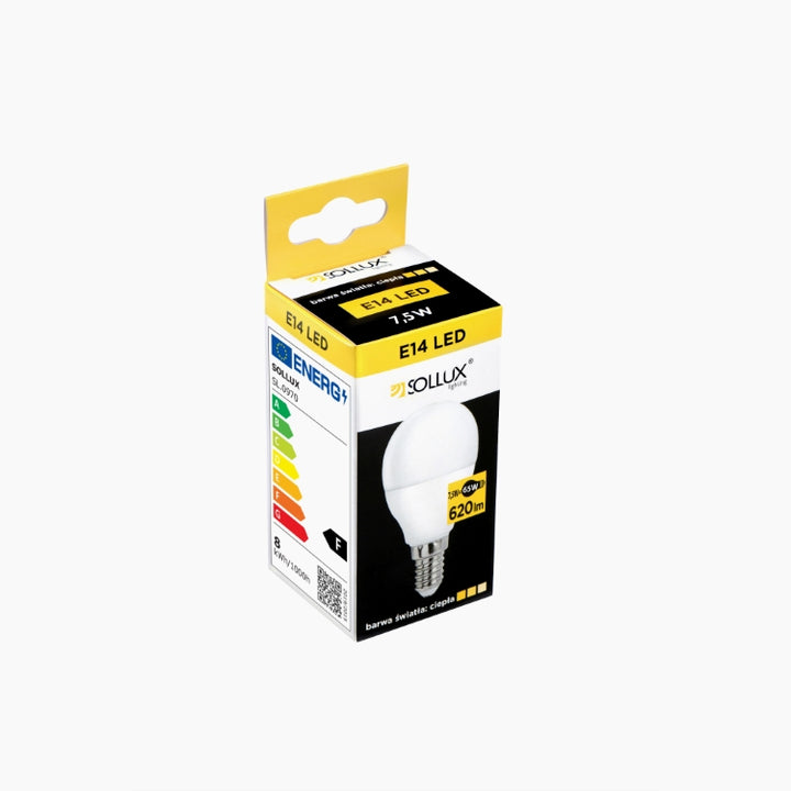 LED-pære E14 3000K 7,5W 620lm