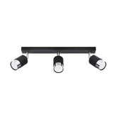 Loftlampe NERO 3 sort/chrom