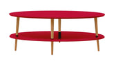 OVO lavt Sofabord B 110 x D 70cm - Rød