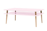 KORO HIGH Sofabord 110x70cm - Pink