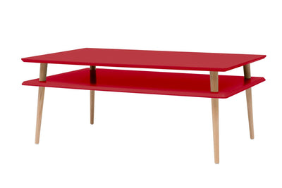 KORO HIGH Sofabord 110x70cm - Rød