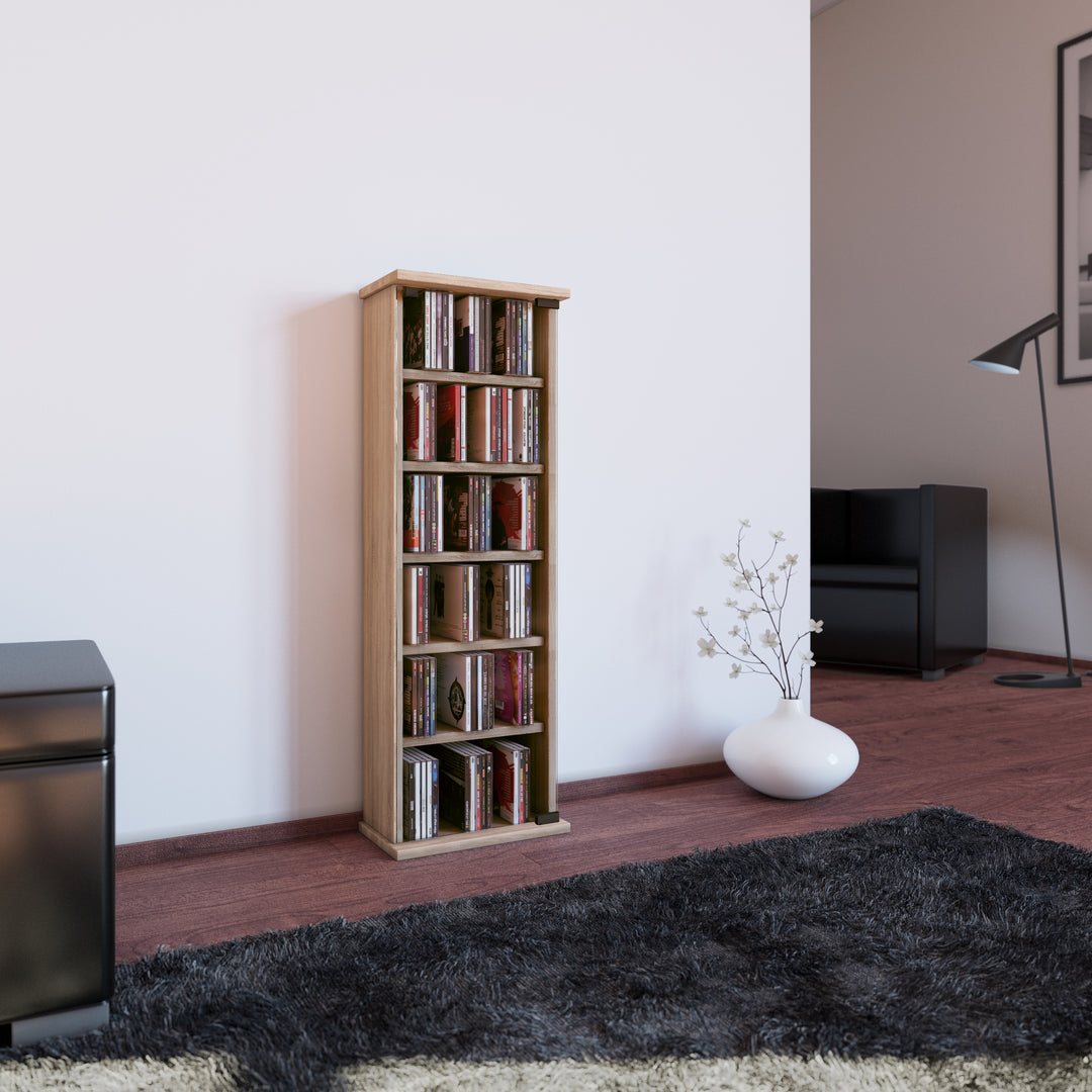 Cd/Dvd-Tårn "Vetro" Til 150 CD'Er, 91,5 x 31 x 18 cm