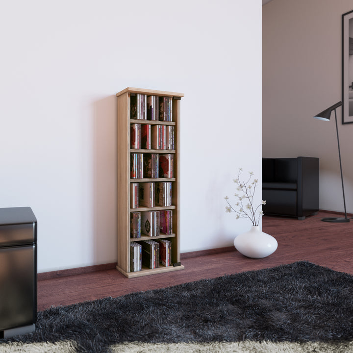 Cd/Dvd-Tårn "Vetro" Til 150 CD'Er, 91,5 x 31 x 18 cm