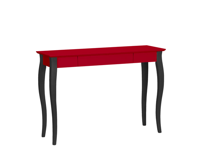 LILLO Skrivebord 105x40cm Sort Ben / Rød