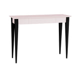 MIMO Skrivebord - 105x40cm Sorte Ben / Pink