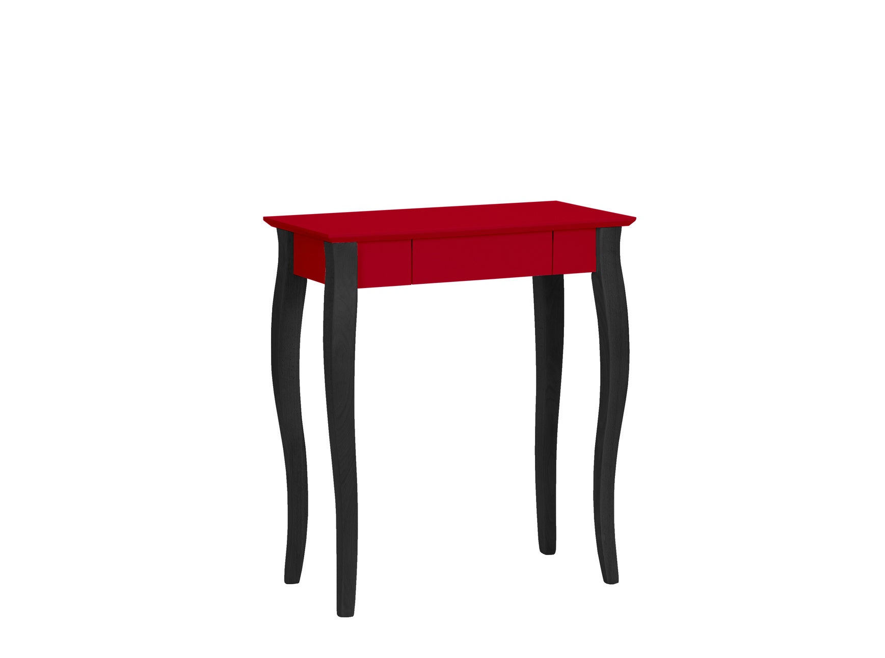 LILLO Skrivebord 65x40cm Sorte Ben / Rød