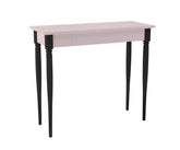 MAMO Skrivebord 105x40 cm  Sorte Ben / Pink