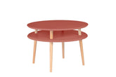 UFO Sofabord diameter 70cm x H 45cm Antik pink