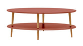 OVO lavt Sofabord B 110 x D 70cm - Antik pink