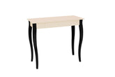 LILLO Skrivebord 85x40cm Sorte Ben / Kridthvid