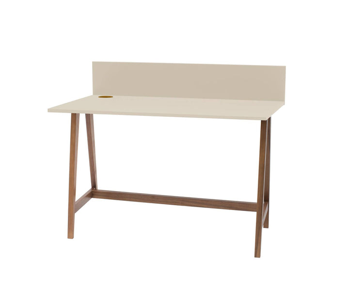 LUKA Skrivebord 110x50cm Brun Beige