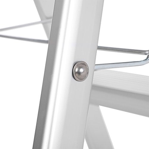 Robust foldestige med 2 x 3 skridt: Maksimal arbejdshøjde på 240 cm